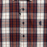 Pringle Mens Long Sleeve Tailored Mens Shirts In Red