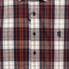 Pringle Mens Long Sleeve Tailored Mens Shirts In Red