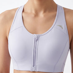 Anta Womens Professional Sports Bra In Purple