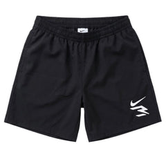 Nike Boys Woven Defense Badge Shorts In Black
