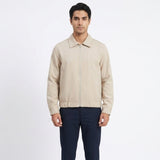 Antioch Mens Plain Jacket in Stone