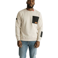 Enrico Coveri Mens Sweatshirt 38 in Cream