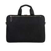 Elle Embossed Slimline Laptop Bag In Black