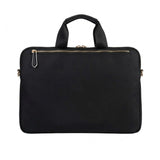 Elle Embossed Slimline Laptop Bag In Black