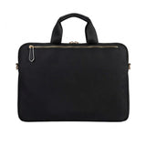 Elle Embossed Slimline Laptop Bag In Black