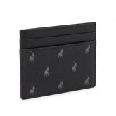 Polo Iconic Small Card Holder In Black