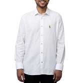 Polo Mens Classic Linen Shirt In White
