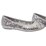 Orbit Glamour Ladies Shoes In Silver