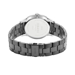 Obaku Lyng Stor Smokey Quartz Men'S Watch