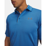 Under Armour Mens Tech™ Polo In Aegean Blue/Graphite