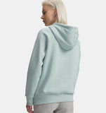Under Armour Women Rival Fleece Hoodie Enamel Blue/White