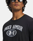 Under Armour Woodmark Locker Tag Short Sleeve In Black