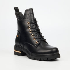 Miss Black Ladies Vadar 4 Boots In Black