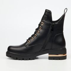 Miss Black Ladies Vadar 4 Boots In Black
