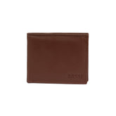 Bossi Mens Value Leather Billfold Wallet With Tab In Brown