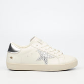 Miss Black Ladies Veta 1 Shoes Silver Sneaker