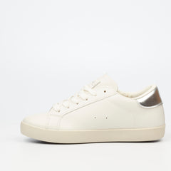 Miss Black Ladies Veta 1 Shoes Silver Sneaker