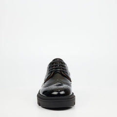 Mazerata Mens Vinchey 67 Faux Patent Shoes In Black