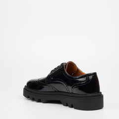 Mazerata Mens Vinchey 67 Faux Patent Shoes In Black