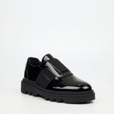 Mazerata Mens Vinchey 82 Faux Patent Shoes In Black