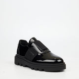 Mazerata Mens Vinchey 82 Faux Patent Shoes In Black