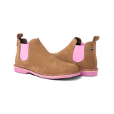 Veldskoen Mens Uhambo Chelsea Boots Brown & Pink
