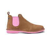 Veldskoen Mens Uhambo Chelsea Boots Brown & Pink