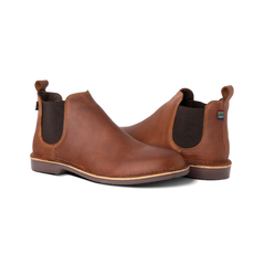 Veldskoen Mens Woodstock Shoes Brown
