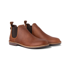 Veldskoen Mens Woodstock Shoes Brown