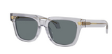 Versace Square Sunglasses In Transparent Grey