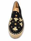 Viabeach Brazil Ladies Ivory 3 Flat Shoes In Black