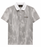 Vialli Naqba Short Sleeve Golfer In Grey