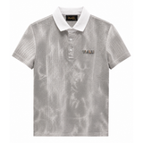 Vialli Naqba Short Sleeve Golfer In Grey