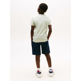 Tommy Hilfiger Boys Script Flag Print In Sage