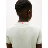 Tommy Hilfiger Boys Script Flag Print In Sage