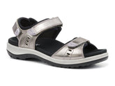 Hotter Womens Walk II Shoes In Silver