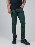 Ben Sherman Mens Wax Coated Slim Fit Denim Jeans