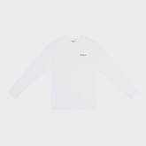 Ben Sherman Mens Essential Long Sleeve Crew T-Shirt In White
