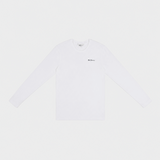 Ben Sherman Mens Essential Long Sleeve Crew T-Shirt In White
