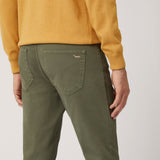 Harmont & Blaine Mens 5 Pocket Basic Narrow Pants In Olive
