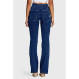 Freddy Ladies High Waist Cropped Skinny Jeans In Blue