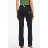 Freddy Jeans Ladies Organic Cotton Regular Waist Pants In Black