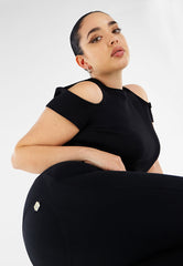 Freddy Wrup1Hc001Ns Curvy Organic Cotton High Waist Black