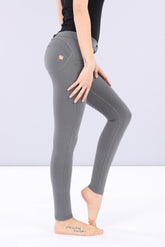 Freddy Womens Skinny Push Up Pants In Grey