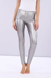 Freddy Wrup1Ms004 Mid Waist Skinny S22 Silver
