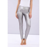 Freddy Wrup1Ms004 Mid Waist Skinny S22 Silver
