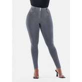 Freddy Womens WR Up Curvy Fit Push-Up Pant In Grey