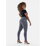 Freddy Womens WR Up Curvy Fit Push-Up Pant In Grey