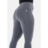 Freddy Womens WR Up Curvy Fit Push-Up Pant In Grey