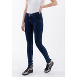 Freddy Womens Wrup Regular Rise Skinny Jeans In Joy Blue